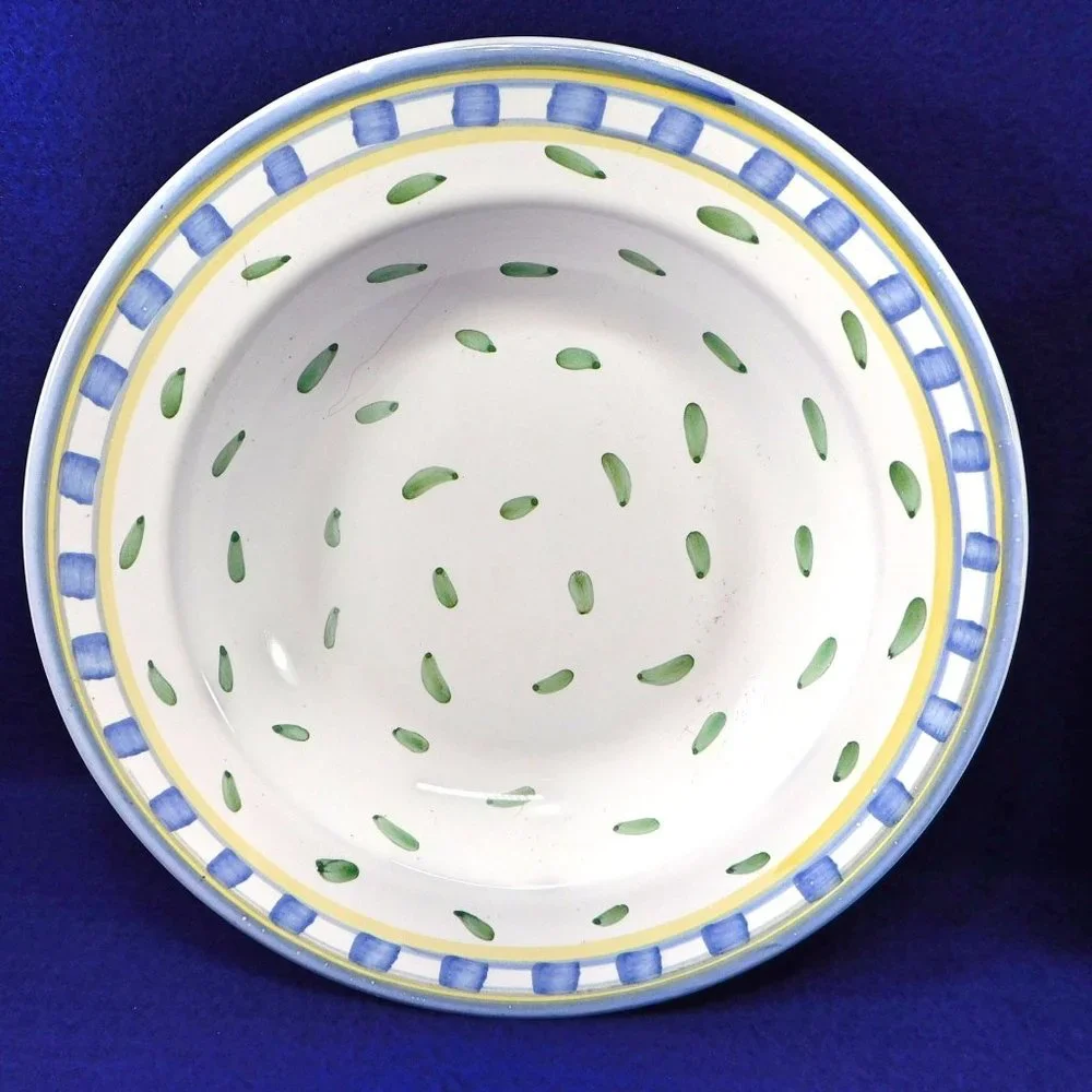 2 Williams Sonoma Soup Pasta Rimmed Bowls Tournesol from Italy